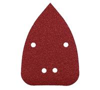 kwb Papier abrasif souris 96x136 mm en corindon supérieur avec grain 120, changement sans outil, encollage en résine synthétique et support papier renforcé pour le ponçage grossier du bois et du métal