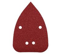 kwb Papier abrasif souris 96x136 mm en corindon supérieur avec grain 240, changement sans outil, encollage en résine synthétique et support papier renforcé pour le ponçage fin du bois et du métal