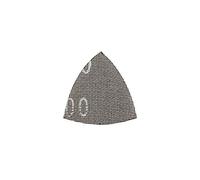 kwb Papier de toile abrasive Disque de toile abrasive pour le ponçage à sec et à l'eau, p. 9 Delta 93 x 93 K-220, en fibre de verre, perforé avec velcro, 5 pcs.