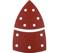 KWB Patins abrasifs triangulaires QUICK-STICK, BOIS & MÉTAL, corindon affiné, 100 x 62, 93 mm - 496104