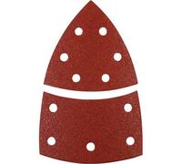 KWB Patins abrasifs triangulaires QUICK-STICK, BOIS & MÉTAL, corindon affiné, 100 x 62, 93 mm - 496106