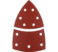KWB Patins abrasifs triangulaires QUICK-STICK, BOIS & MÉTAL, corindon affiné, 100 x 62, 93 mm - 496118