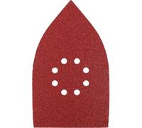 KWB Patins abrasifs triangulaires QUICK-STICK, BOIS & MÉTAL, corindon affiné, 107 x 175 mm - 493424