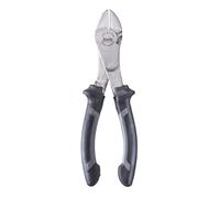 kwb Pince coupante latérale de force en 180 mm, grande puissance de coupe, longue durée de vie, en acier CV, avec articulation insérée, poignée à 2 composants avec protection de la main, DIN ISO 5749
