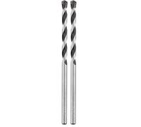 kwb ROCKER Foret pour béton de pierre Ø 5 mm, 150 mm de long, avec plaquette en métal dur brasée à haute température, transport optimal de la poudre de forage, queue ronde, extrêmement durable