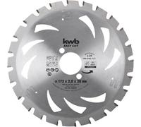 KWB Scie circulaire à coupe fine EASY CUT, en carbure, ø 173 x 30 mm - 585538