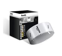 kwb Scie cloche bi-métal HSS Ø 105 mm, 8% allié au cobalt avec denture Vario progressive et haute précision pour une utilisation polyvalente