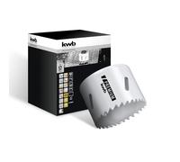 kwb Scie cloche bi-métal HSS Ø 57 mm, 8% allié au cobalt avec denture Vario progressive et haute précision pour une utilisation polyvalente