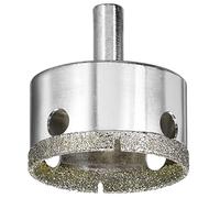 kwb Scie cloche diamantée Ø 50 mm avec surface de coupe diamantée, haute précision, grande éjection de matière et queue ronde