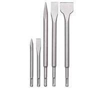KWB Jeu de burins 240285 – acier 40CR – 5 pièces SDS-Plus – 1 set