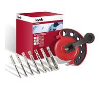 KWB Jeu de scies-cloches diamantées 499900 – 8 pièces Ø 4,5,6,7,8,10,12 mm