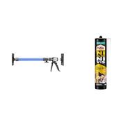 kwb Support de montage stable ou support télescopique, court, extensible de 50 à 115 cm & Pattex Ni Clou Ni Vis Fix Idéal Bois (cartouche de 380 g) - Colle de fixation à maintien immédiat