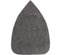 kwb tissu de grille de papier abrasif disque réseau de broyage humide et sec pour le broyage, f. meuleuse Delta 97 x 136 K-80, en fibre de verre, perforé m. Klett, 5 pièces.