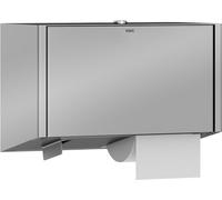 KWC AR Distributeur de gros rouleaux de papier toilette, EXOS, acier inoxydable, 325x346x130 mm, apparent, rouleau 280 mm