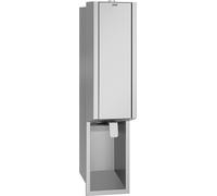 KWC AR Distributeur de savon, EXOS, acier inoxydable, encastré, 124x500x120 mm