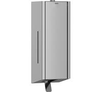 KWC AR Distributeur de savon mousse, EXOS, acier inoxydable, AP, 120x326x120 mm, façade ESG noir