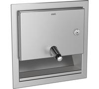 KWC AR Distributeur de savon, RODAN, acier inoxydable, encastré, 241x243x132 mm