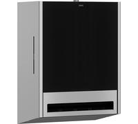KWC AR Distributeur de serviettes en papier, EXOS, acier inoxydable, AP, 300x423x210 mm, façade ESG noir