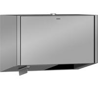 KWC AR Porte-rouleau double pour WC, EXOS, finition, apparent, 280x193x147 mm