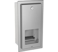 KWC AR Porte-rouleau double pour WC, RODAN, Edst., 184x341x138 mm, encastré