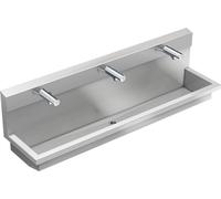 KWC AR Unité de lavabo, PLANOX, Edst., 1800x530x440 mm, 3xMBatt. électronique