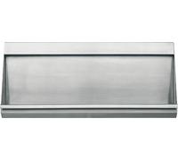 KWC AR urinoir en ligne, CAMPUS, acier inoxydable V2A, 1200x515x235 mm, écoulement de la crépine au centre
