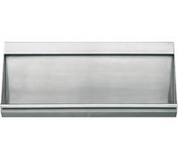 KWC AR urinoir en ligne, CAMPUS, acier inoxydable V4A, 1800x515x235 mm, écoulement de la crépine au centre