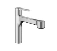 KWC Ava 2.0 Mitigeur de cuisine pivotant, avec douchette extractible, 10.461.032.177FL,