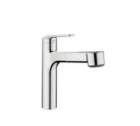 KWC Domo 2, robinetterie pour évier, chromée, basse pression