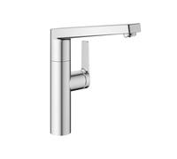 KWC Domo E3, robinetterie pour évier, acier inoxydable