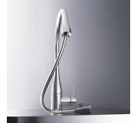 Mitigeur Monocommande KWC Eve 10.111.103.700FL Acier Inoxydable