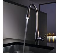 KWC Eve Mitigeur de cuisine pivotant, avec douchette extractible, 10.121.103.000FL,