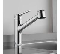 KWC Mitigeur d'évier Luna E avec douchette extractible - 10.441.033.000FL