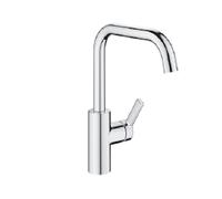 KWC Robinet de cuisine LUNA E6 en CHROME avec levier delatéral / Mitigeur monocommande
