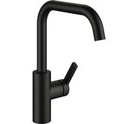 KWC Robinet de cuisine LUNA E6 en NOIR MATT avec levier delatéral / Mitigeur monocommande