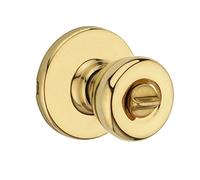 Kwikset 300T 3 Scal SCS 93001-922 Buse de lit/de bain Bouton de confidentialité, Laiton poli