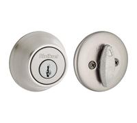Kwikset 660 Single Cylinder Deadbolt in Satin Nickel by Kwikset