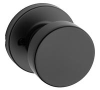 Kwikset 97880-938 Pismo Bouton de porte rond Noir mat
