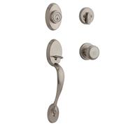 Kwikset Chelsea unique cylindre serrure d'w/bouton icône Juno avec en nickel satiné