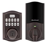 Kwikset HomeConnect 620 Z-Wave Serrure intelligente à clavier longue portée Entrée sans clé pratique Codes utilisateur personnalisables Compatible avec alarme Ring Alarm Hub requis Vendu séparément