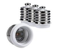 kwmobile 4x adaptateur de douille - Convertisseur de douilles E40 vers E27 - Adaptateur de support de lampe culot E27 pour ampoule LED halogène
