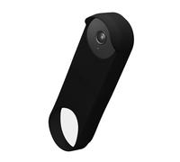 kwmobile Coque Compatible avec Google Nest Doorbell - Coque en Silicone pour Sonnette Vidéo - Noir