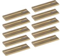 KWO Versofix Plaquette | 30x10x1,5 mm | 4 pièces | Couteau réversible adapté au bois dur + bois tendre et plastique | Couteau de rechange pour prétailleur, fraise à laquer, fraise à rainurer | T10MG