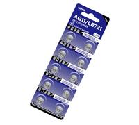 kwoifioy Lot de 10 piles bouton alcalines LR721 1,5 V AG11/D361/D362 pour divers appareils électroniques LED Light Button Cell