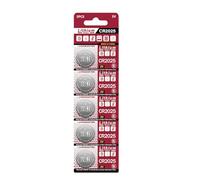 kwoifioy Lot de 10 piles bouton au lithium DL2025 ECR2025 BR2025 pour thermomètres numériques et télécommandes électroniques