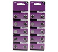 kwoifioy Lot de 20/10 piles bouton alcalines AG6 SR920SW AG6/920/371 1,5 V pour petits appareils électroniques