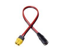 kwoifioy Rallonge adaptateur secteur DC8020 8 x 2 mm, tête femelle 30 cm | DC8020 Câble adaptateur 30 cm 14 AWG Conversion de charge pour générateur solaire voiture à distance