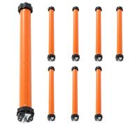 KWQPWKME Lot de 8 moteurs tubulaires pour store 40 Nm - 45 mm | Actionneur électrique pour auvent, interrupteur de fin mécanique, charge de levage puissante de 80 kg