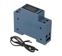 KWS-303 Compteur de rail DIN multifonction AC 85-290 V 40 A Compteur d'énergie numérique avec écran couleur LCD Tension Courant Puissance Température Matériau PC ignifuge pour le salon et le commerce
