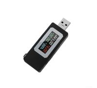 Kws-V30 Testeur de tension et de courant USB avec écran HD pour chargeurs, banques d'alimentation et appareils 3C (Noir)